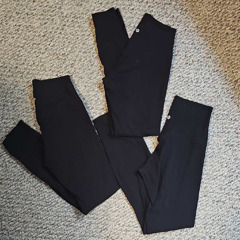 Lululemon Align 28 Inseam Black Leggings Set